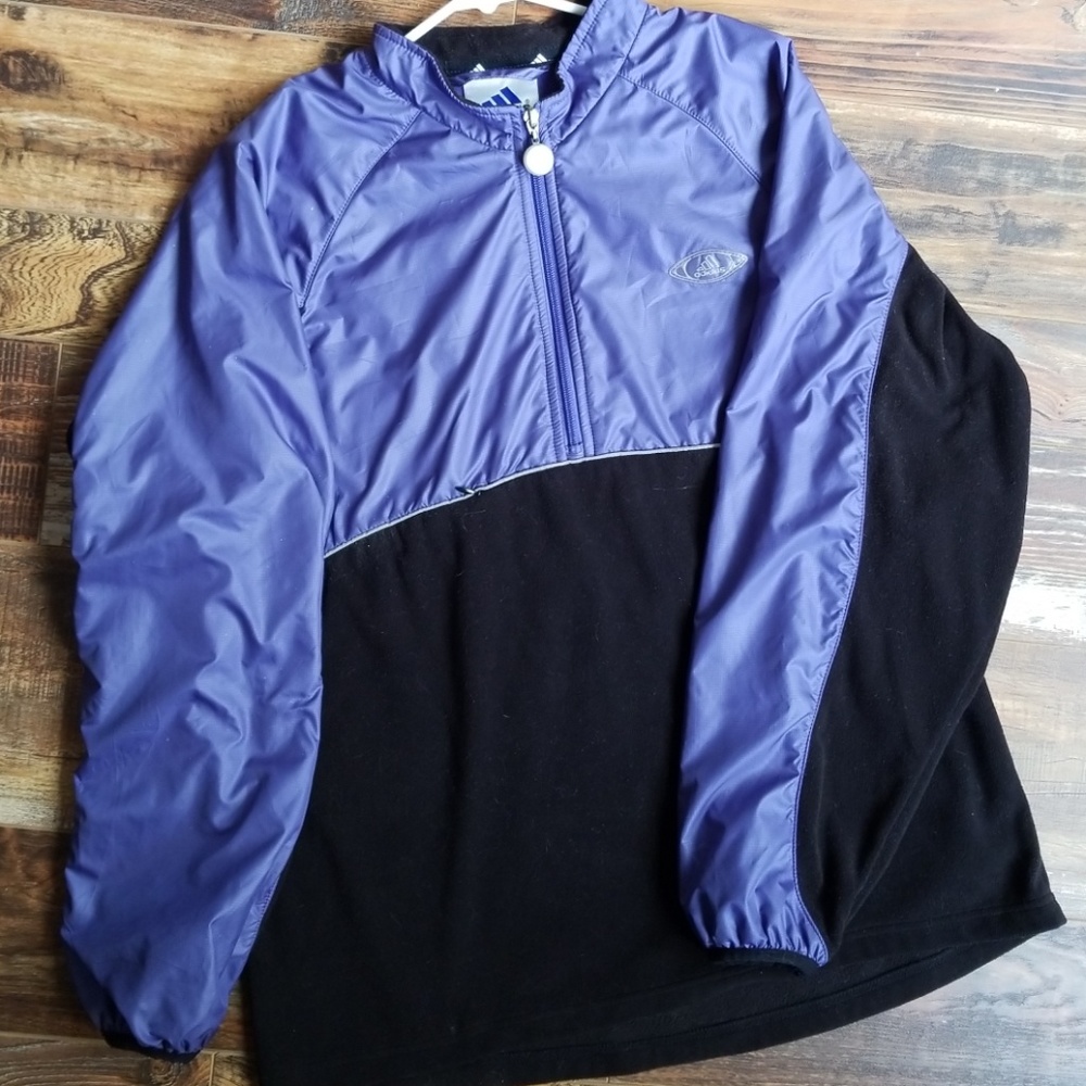 Retro Adidas zip pullover jkt.